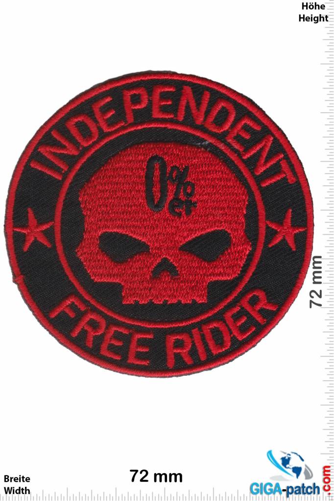 Totenkopf Independent Free Rider - 0%er - Skull