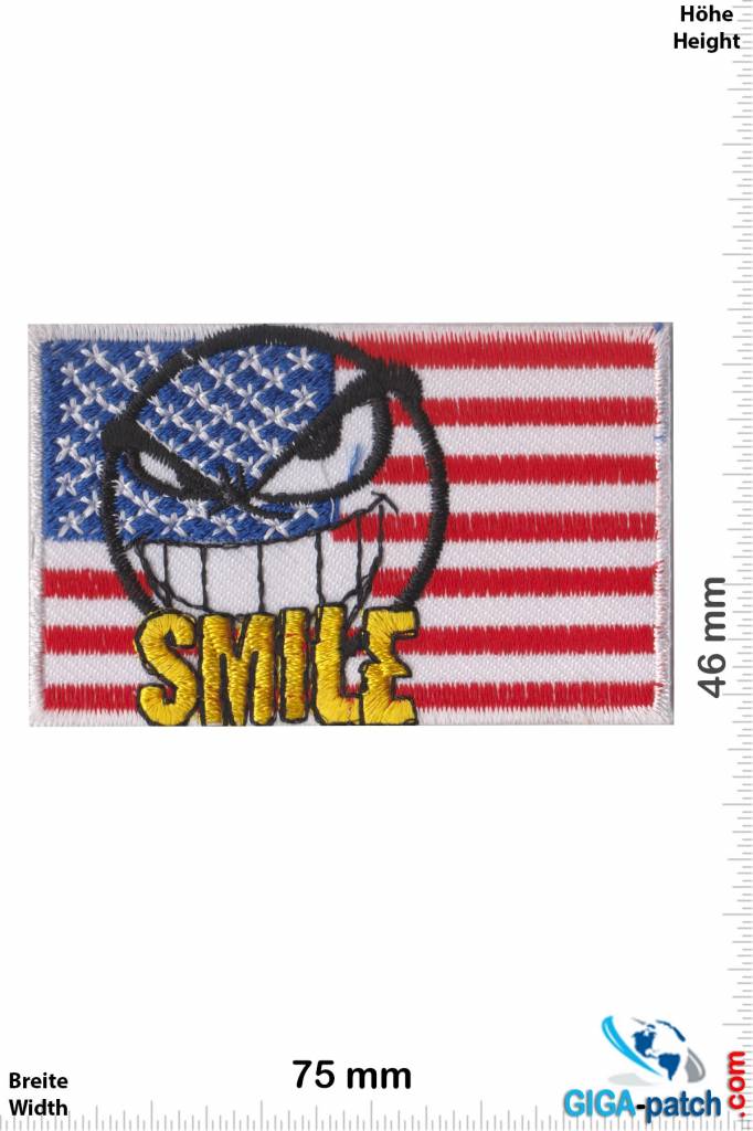USA, USA USA  - Flagge Amerika - Smile