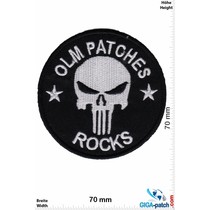 Punisher OLM Patches - Rocks - Punisher - Silver