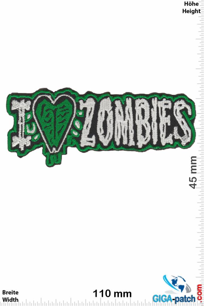 Zombie I love Zombie - green