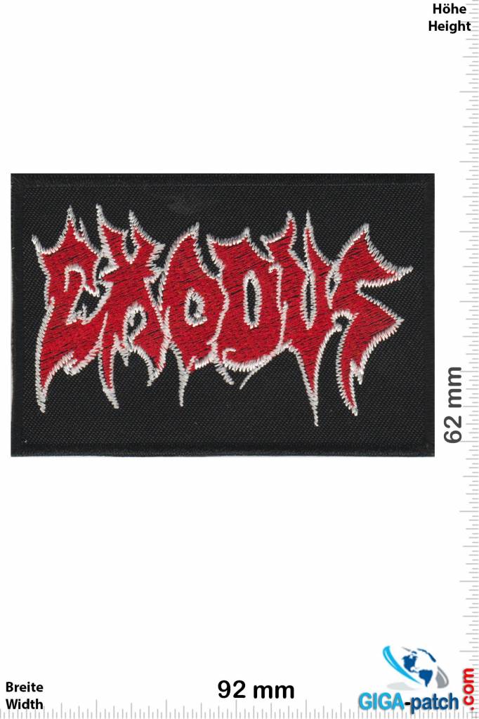 Exodous Exodous - red silver- Thrash-Metal-Band