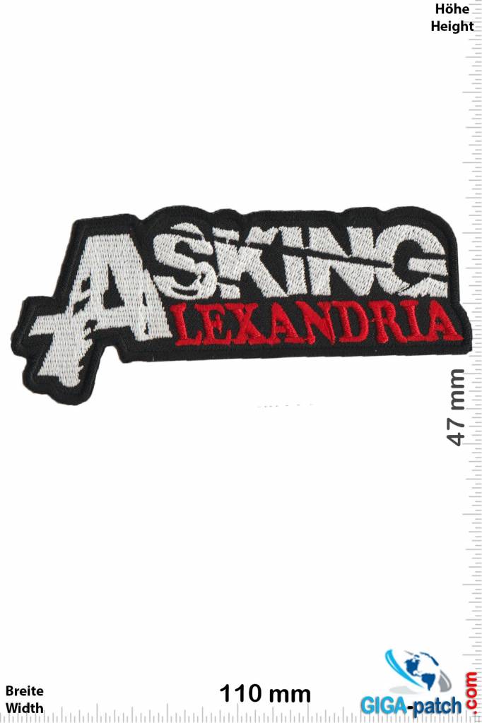 Asking Alexandria  Asking Alexandria - silber rot