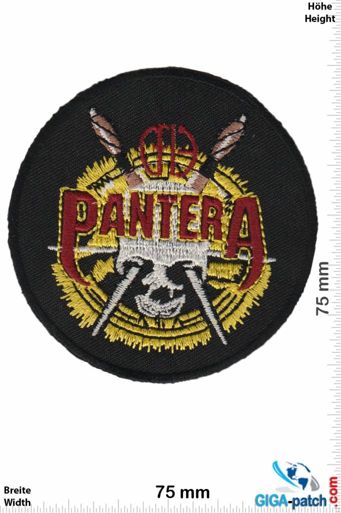 Pantera Pantera - gold round - US Metal-Band