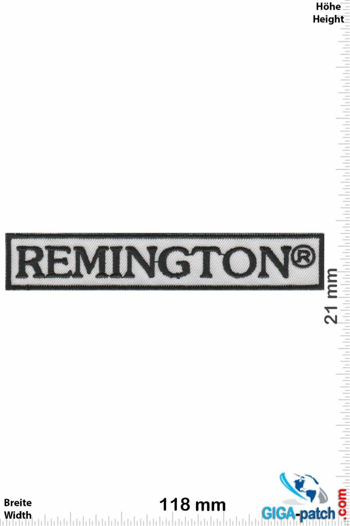 Remington Remington - black white