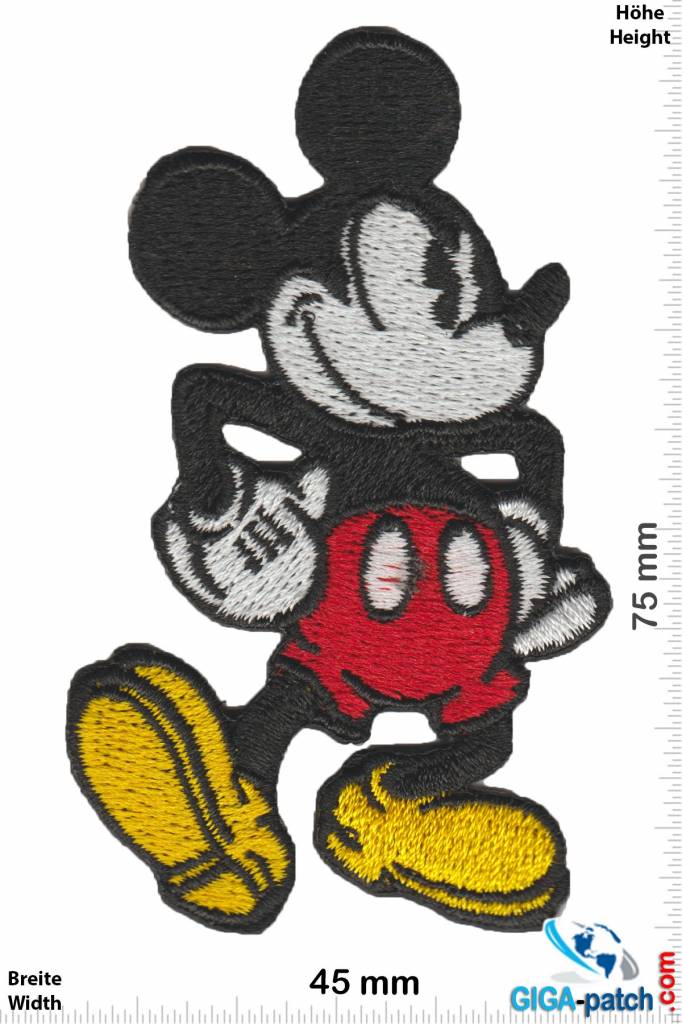 Mickey Mouse - Patch - Back Patches - Patch Keychains Stickers