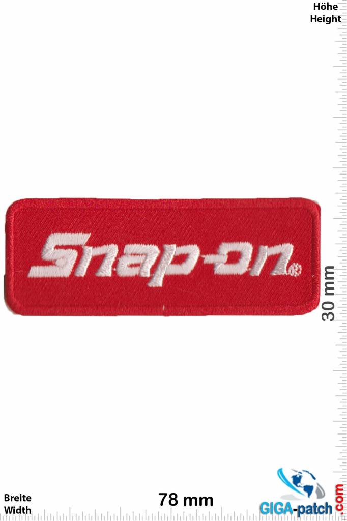 Snap-on - Patch - Aufnäher - Aufnäher Shop / Patch - Shop - größter  weltweit - Patch Aufnäher Schlüsselanhänger Aufkleber