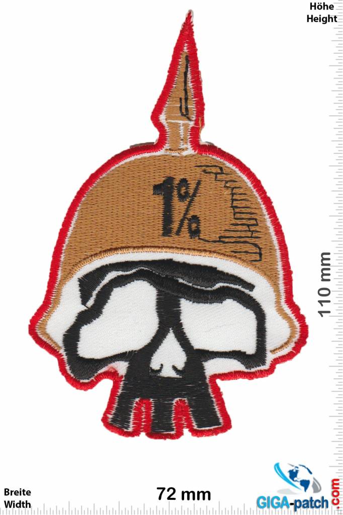 1% er  1% er - gold -Totenkopf -Outlaws