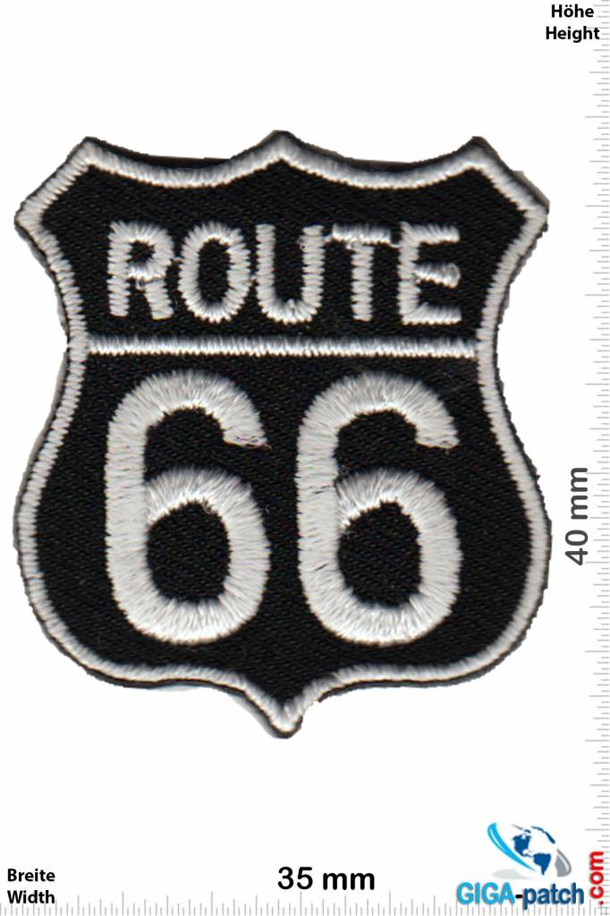 Route 66 - Patch - Aufnäher - Aufnäher Shop / Patch - Shop - größter ...