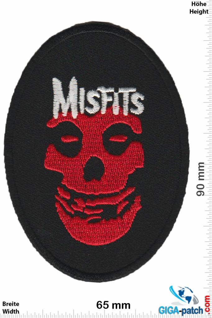 Misfit Misfits - Totenkopf - red