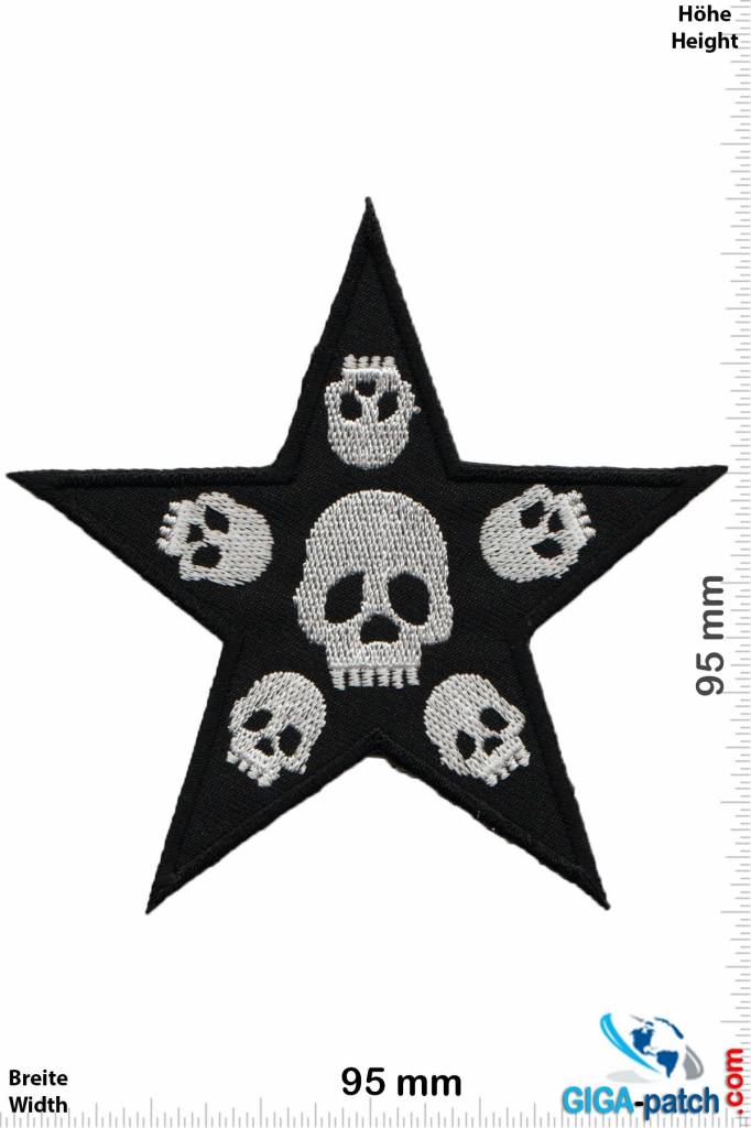 Totenkopf Skull -Star