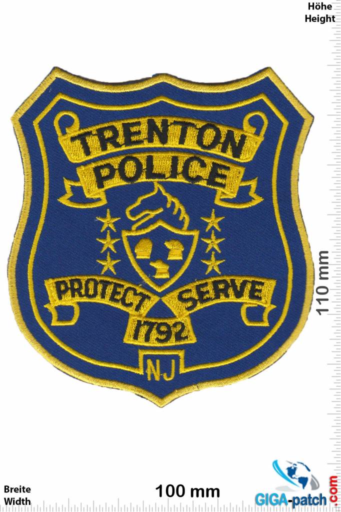 Police Trenton Police- Protect Service 1792 - Big