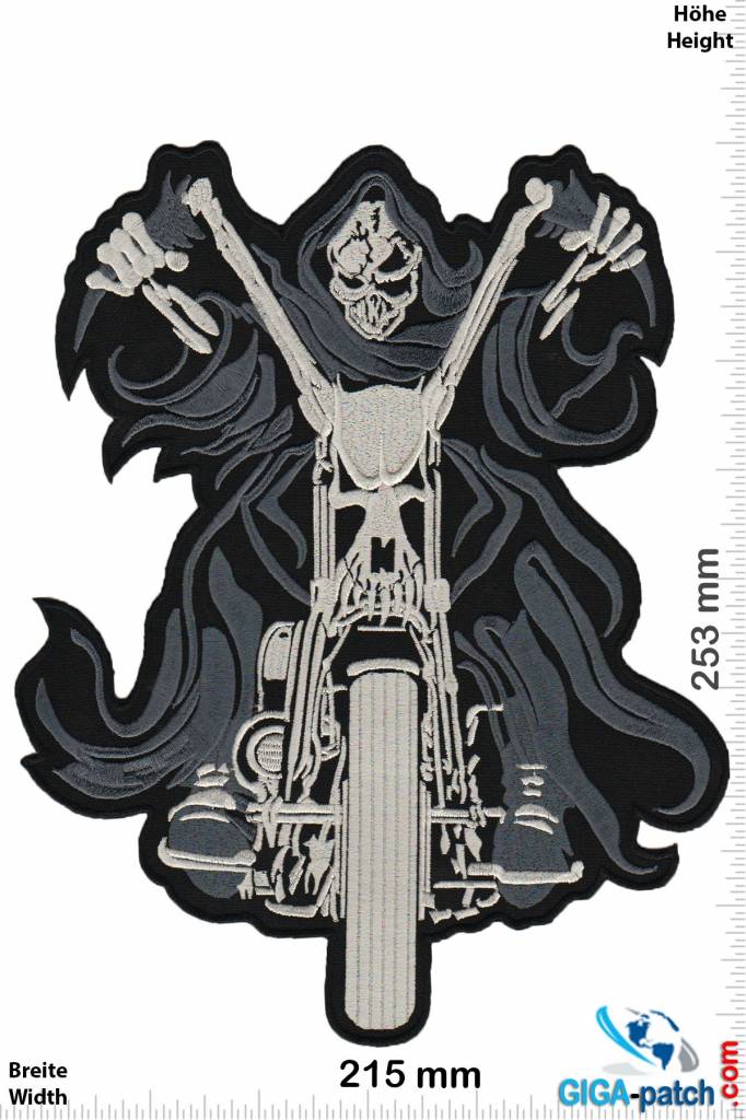 Bikerpatch Skull Rider - 25 cm