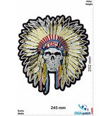 Indian Skull Indian Chief - 25 cm - BIG