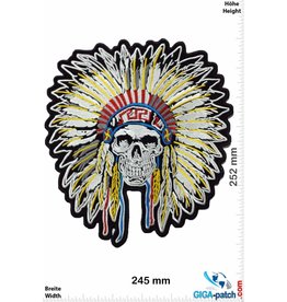 Indian Skull Indian Chief - 25 cm - BIG