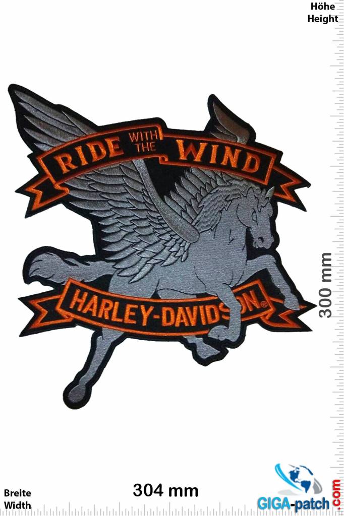 Harley Davidson Harley Davidson Motor - Ride with the Wind - 30 cm -BIG