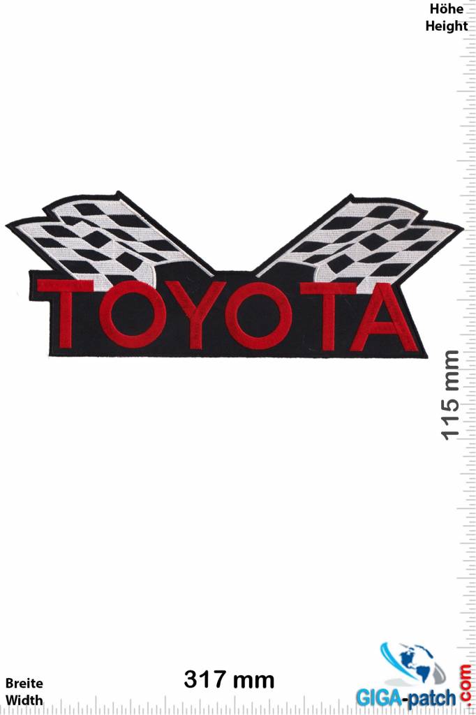 Toyota Toyota - 2 Flag - 32 cm