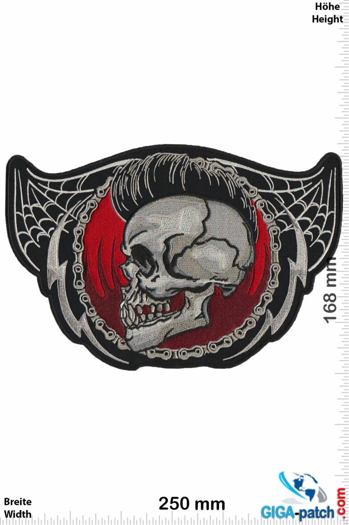 Biker Irokese- Skull -  25 cm - BIG