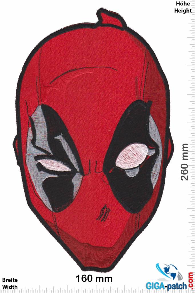 Deadpool  Marvel - Deadpool  - Head - 26 cm - BIG