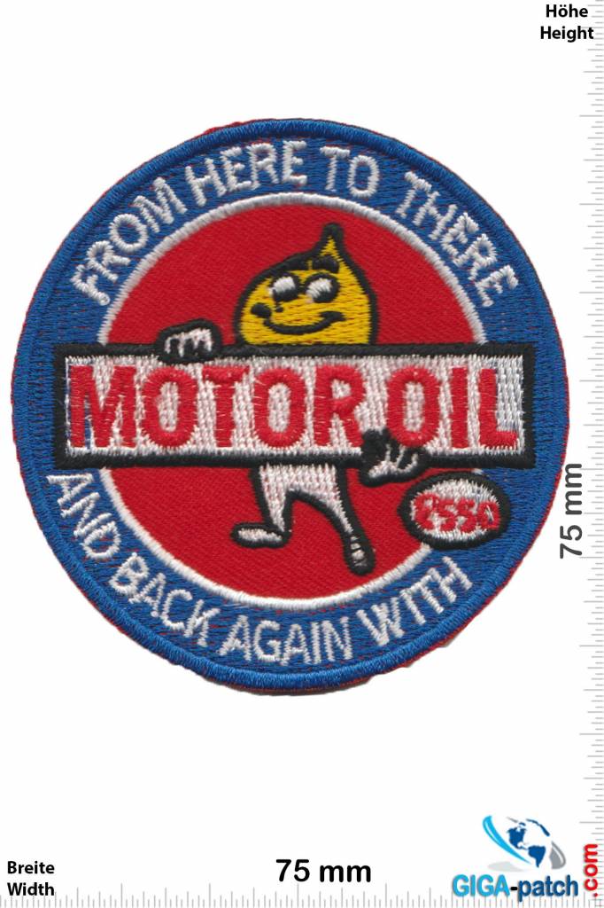 Esso ESSO -  Motoroil - from here tro there and back again with - Esso