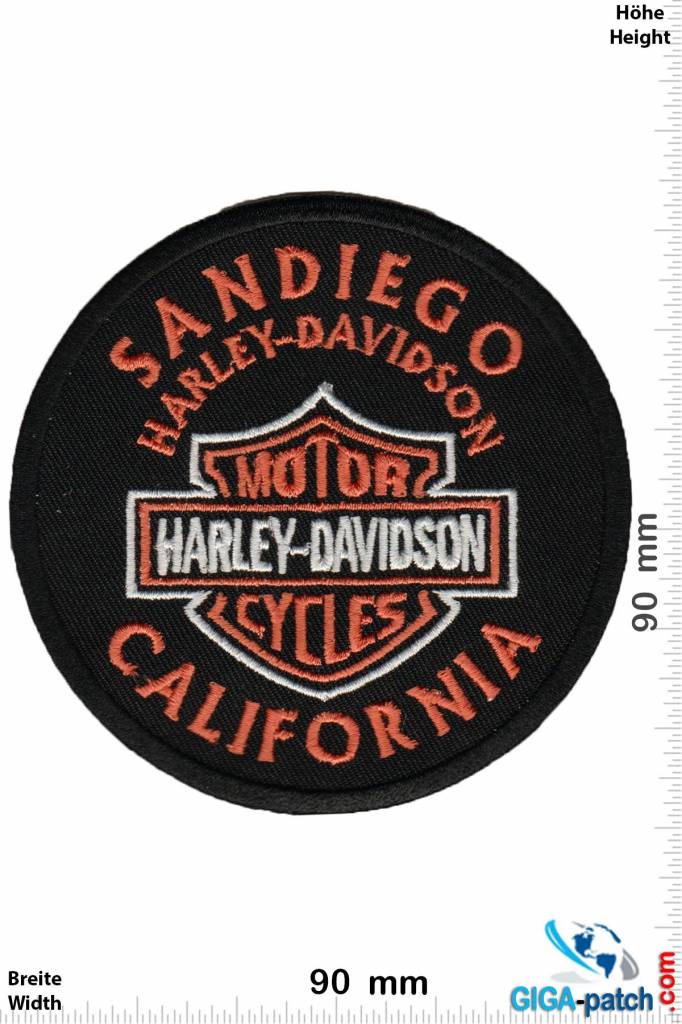 Harley Davidson - Patch - Back Patches - Patch Keychains Stickers