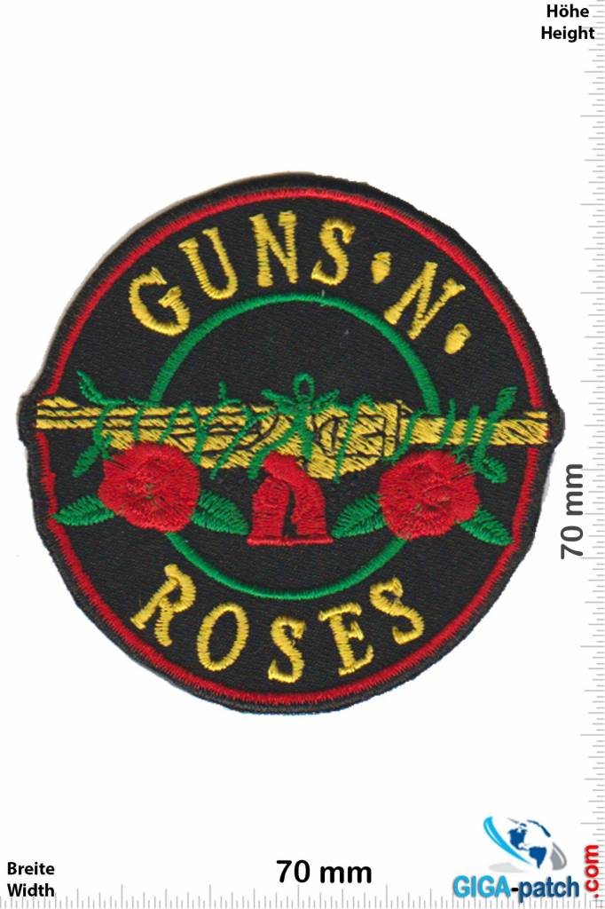 Guns n Roses Guns n' Roses - black - round