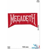 Megadeth Megadeth - red silver