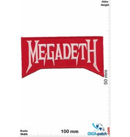 Megadeth Megadeth - red silver