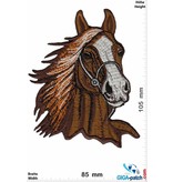 Pferd Horsehead - Horse - brown - BIG