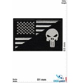 Punisher Punisher - Flag - USA - silber