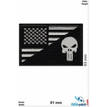 Punisher Punisher - Flag - USA - silber