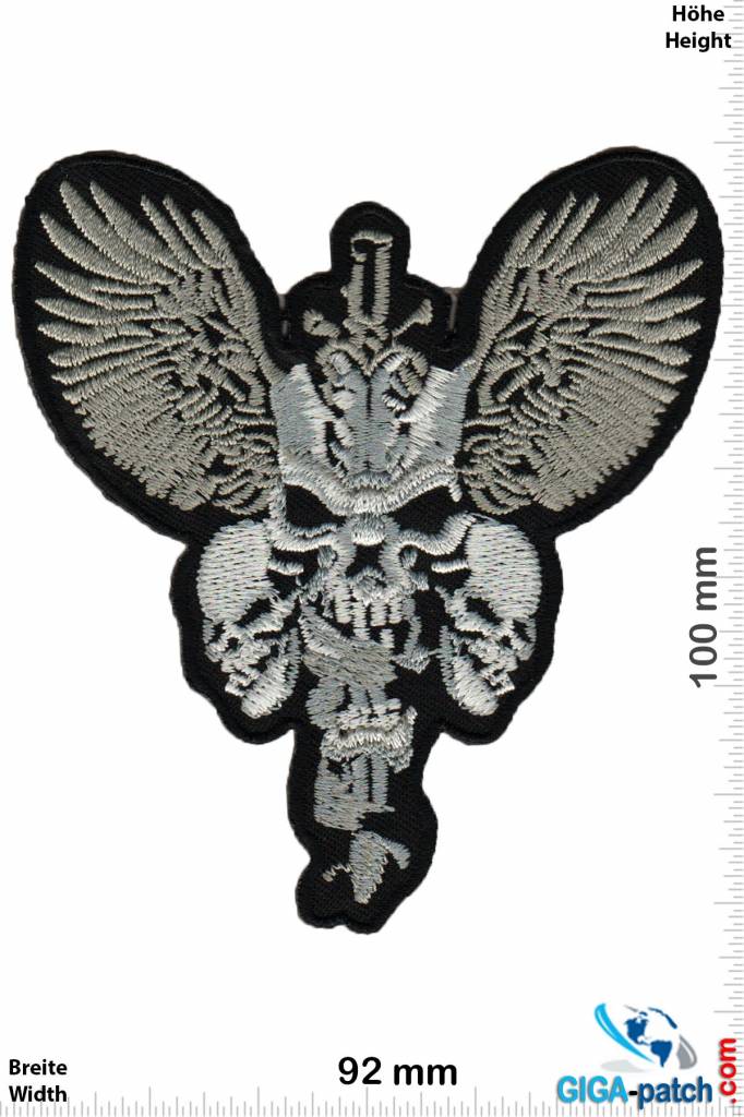 Oldschool Totenkopf - Schwert - Engel - Oldschool