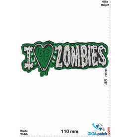 Zombie I love Zombie - silber