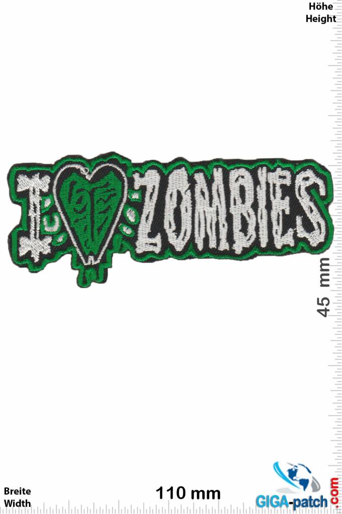 Zombie I love Zombie - silber