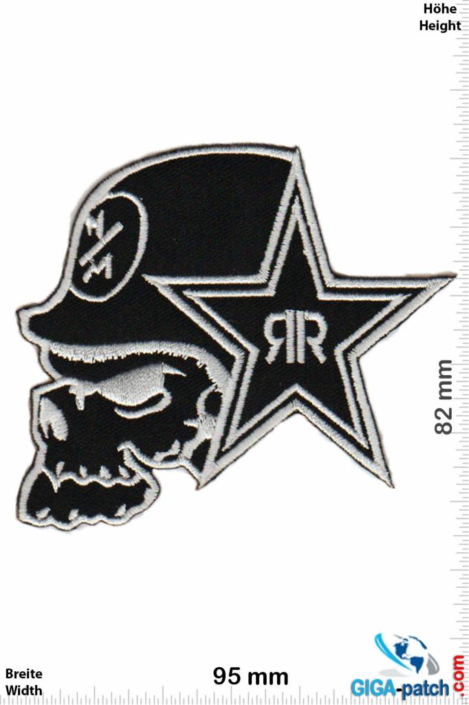 Rockstar  Metal Mulisha with Rockstar Energy Drink - Skull with Helmet - black