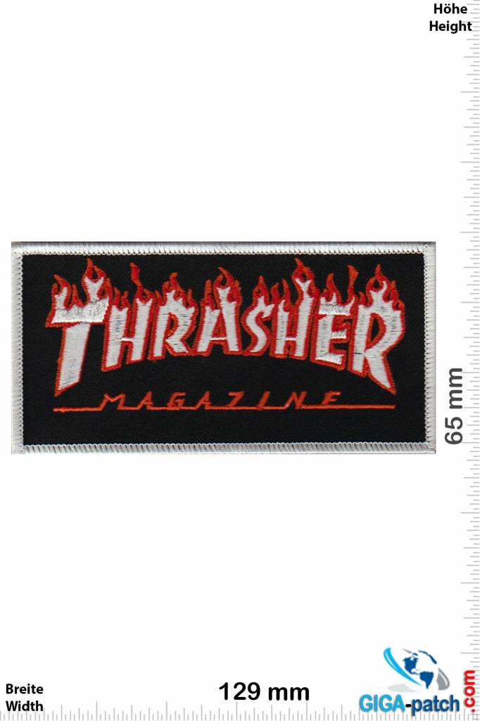 Thrasher Thrasher Magazine -  silver Flame - Skater - HQ