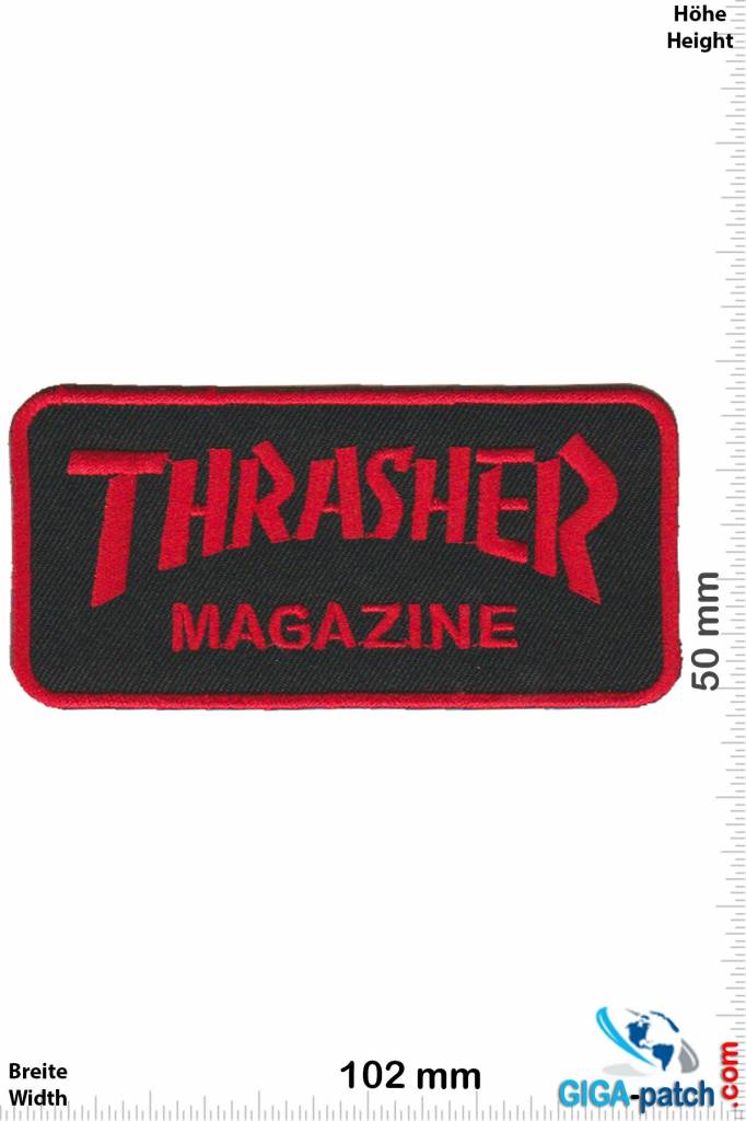 Thrasher Thrasher Magazine - red black - small