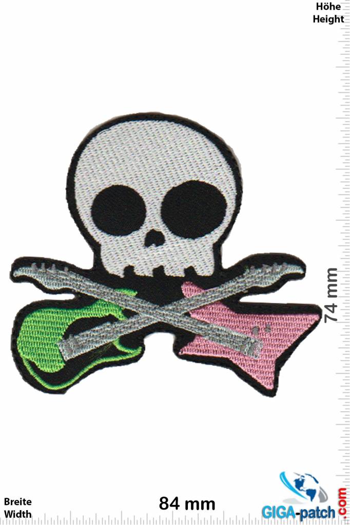 Guitar Skull - Guitar - Totenkopf