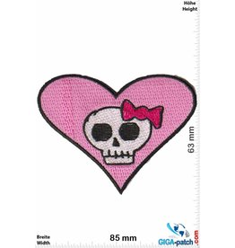Totenkopf Love - Heart - Skull - Totenkopf Lady