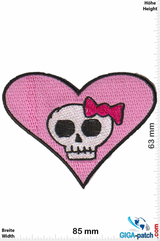 Totenkopf Love - Heart - Skull - Totenkopf Lady