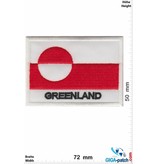 Grönland Greenland - Flagge