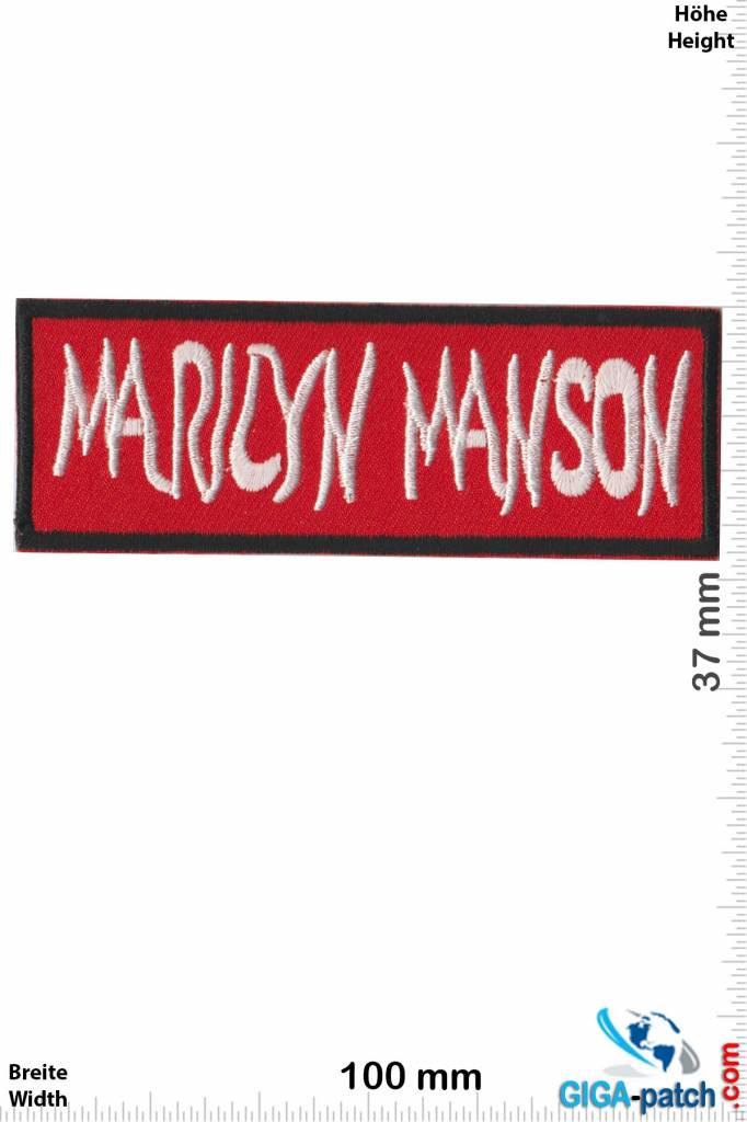 Marilyn Manson Marilyn Manson - red silver
