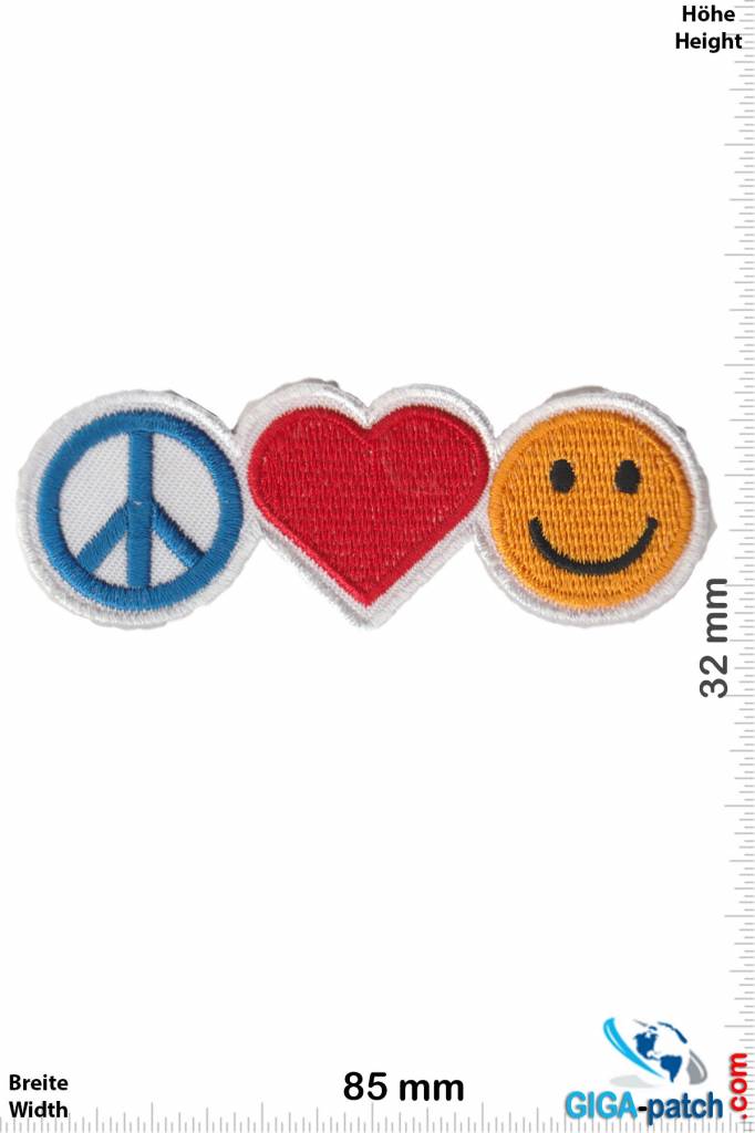 Frieden Peace - Love - Smile