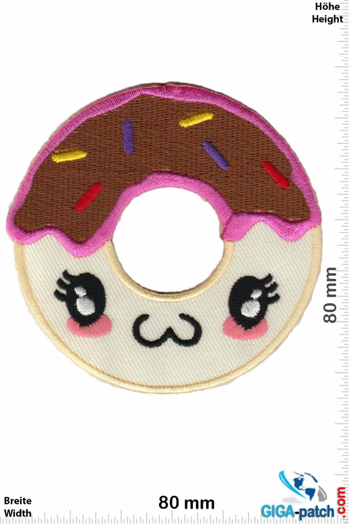 Donut Donut - Face - brown