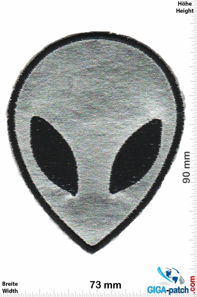 Alien Alien Head- silver