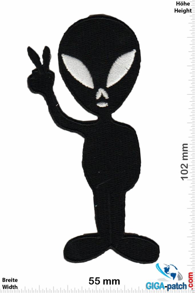 Alien Alien - Peace - black