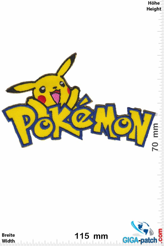 Pikachu  Pikachu - Pokémon - Schrift II