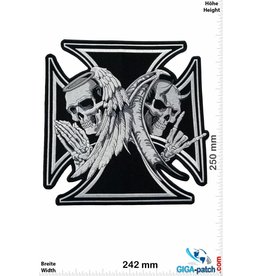 Totenkopf Skull - Angel - Devil - Cross -25 cm BIG