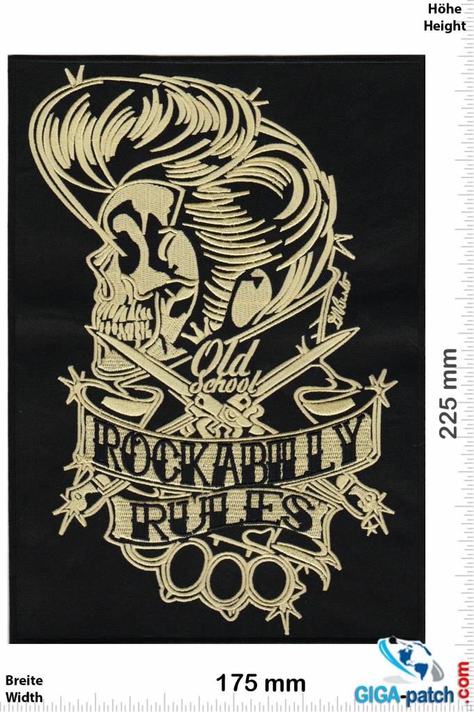 Rockabilly - Patch - Back Patches