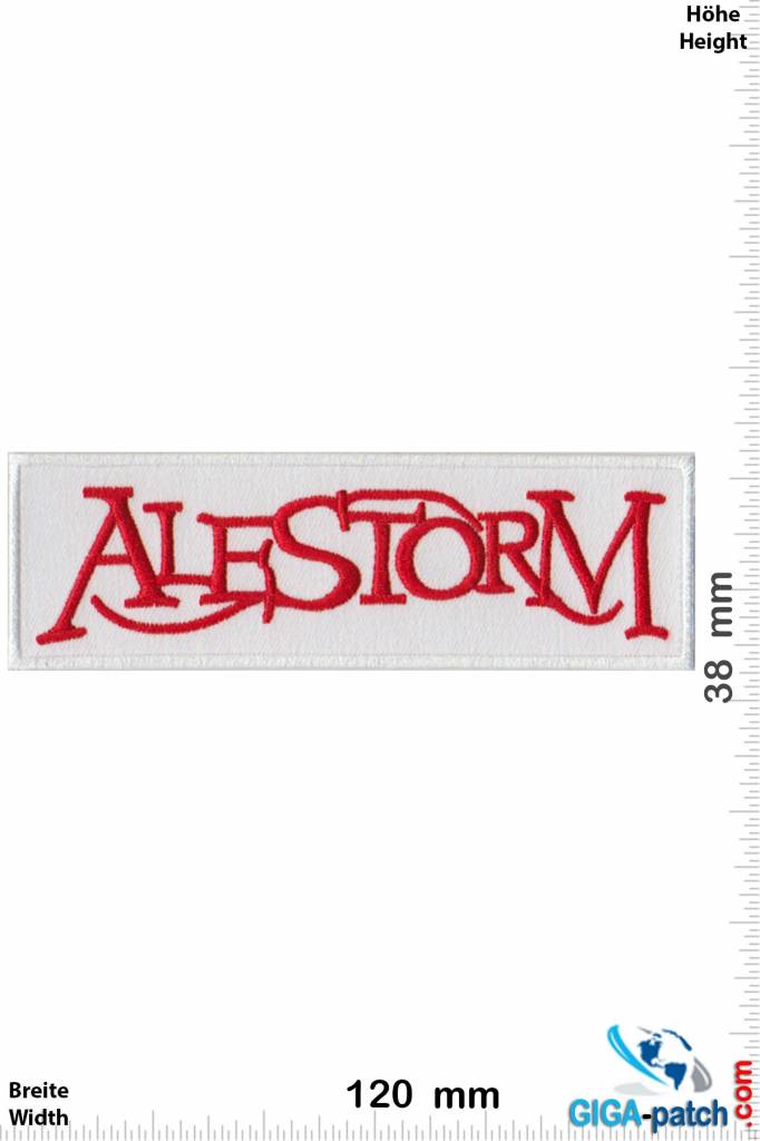 Alestorm Alestorm - white red - Power-Metal-Band