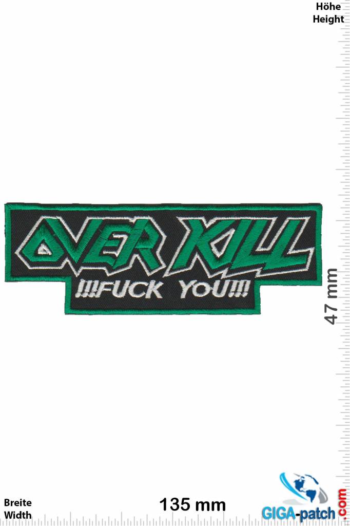Overkill Overkill  - FUCK YOU - Thrash-Metal-Band